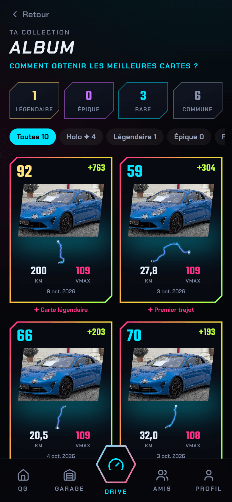 Album de cartes VROMAX